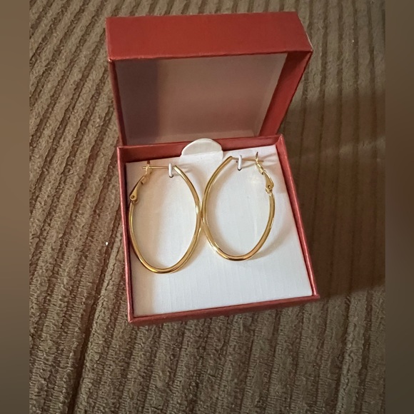 Jewelry - New earrings in box goldtone